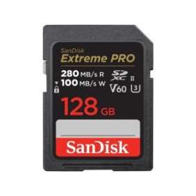 SanDisk SDSDXEP-128G-GN4IN, 128 Go, SDXC, Classe 10, UHS-II, 280 Mos, 100 Mos