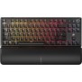 Corsair K70 CORE, Sans fil, FR sans fil +USB, Clavier mécanique, QWERTY, LED RGB, Noir