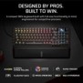 Corsair VANGUARD PRO 96, Avec fil, USB, Clavier mécanique, QWERTY, LED RGB, Noir