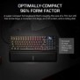 Corsair VANGUARD PRO 96, Avec fil, USB, Clavier mécanique, QWERTY, LED RGB, Noir