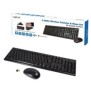 LogiLink ID0104, Taille réelle 100 %, Sans fil, RF sans fil, QWERTZ, Noir, Souris incluse