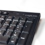 LogiLink ID0104, Taille réelle 100 %, Sans fil, RF sans fil, QWERTZ, Noir, Souris incluse