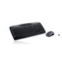 Logitech MK330, Taille réelle 100 %, Sans fil, USB, QWERTY, Noir, Souris incluse