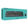 Logitech MK330, Taille réelle 100 %, Sans fil, USB, QWERTY, Noir, Souris incluse