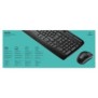 Logitech MK330, Taille réelle 100 %, Sans fil, USB, QWERTY, Noir, Souris incluse