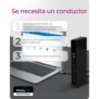 ICY BOX IB-DK2251AC, Avec fil, USB 3.2 Gen 2 3.1 Gen 2 Type-A, 3,5 mm, 10,100,1000 Mbits, Noir, 5 Gbits