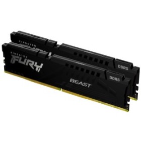 Kingston FURY Beast 16 Go 5600 MTs DDR5 CL40 DIMM Kits de 2 Black, 16 Go, 2 x 8 Go, DDR5, 288-pin DIMM