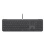 Logitech Signature Slim Combo MK620 For Business, Avec fil, USB, Commutateur de touche « ciseaux », QWERTZ, Graphite, Souris incluse