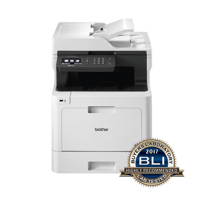 Brother MFC-L8690CDW Imprimante multifonction 4-en-1 laser couleur WiFi, Laser, Impression couleur, 2400 x 600 DPI, A4, Impression directe, Noir, Gris