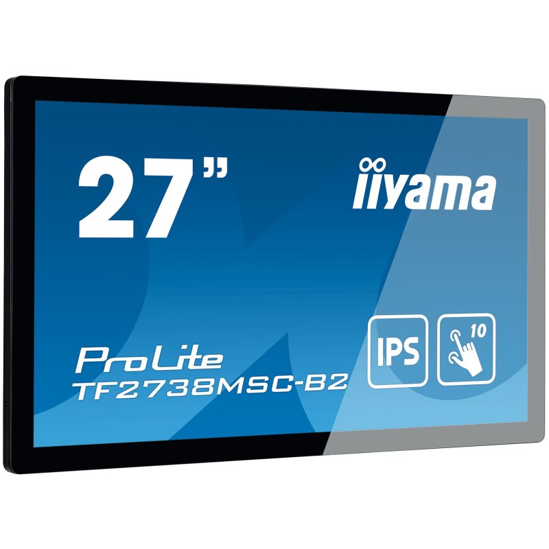 Iiyama ProLite TF2738MSC-B2, 68,6 cm 27", 1920 x 1080 pixels, Full HD, LED, 5 ms, Noir