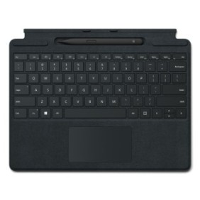 Microsoft Surface Pro Signature Keyboard w Slim Pen 2, Suisse, Pavé tactile, Microsoft, Surface Pro 10 Surface Pro 9 Surface Pro 8 Surface Pro X, Noir, Black