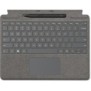 Microsoft Surface Pro Signature Keyboard w Slim Pen 2, Suisse, Pavé tactile, Microsoft, Surface Pro 10 Surface Pro 9 Surface Pro 8 Surface Pro X, Platine, Alcantara