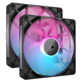 Corsair iCUE LINK RX140 RGB, Ventilateur, 14 cm, 300 trmin, 1700 trmin, Noir
