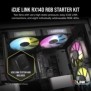 Corsair iCUE LINK RX140 RGB, Ventilateur, 14 cm, 300 trmin, 1700 trmin, Noir