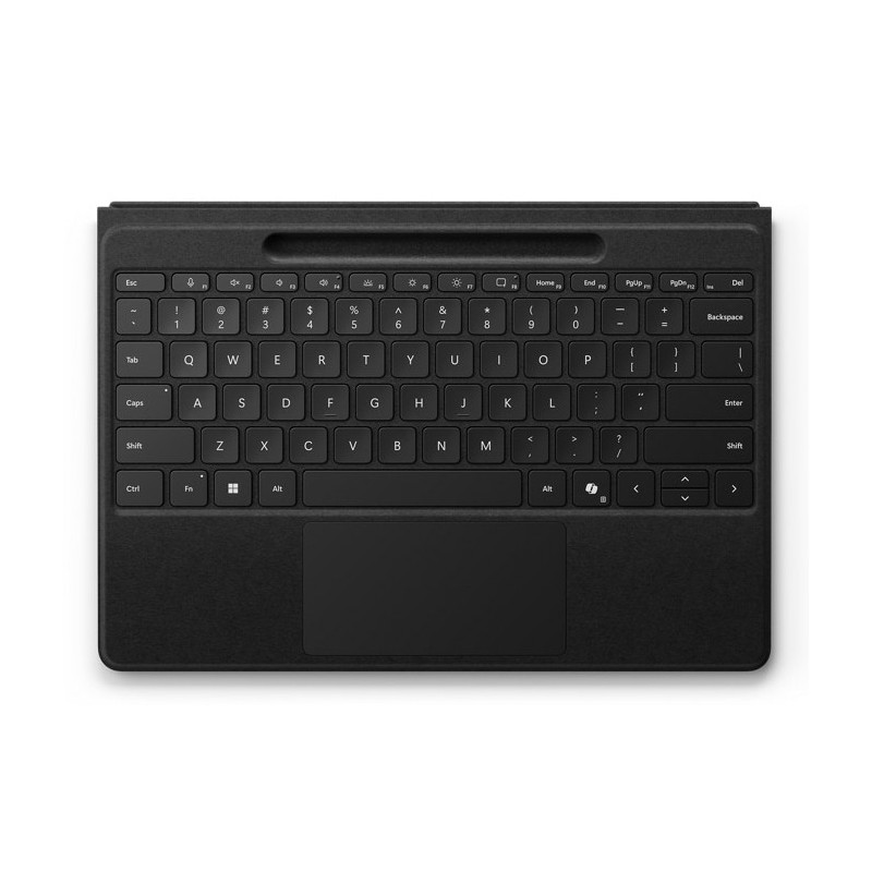 Microsoft Surface Pro Flex, QWERTY, Pavé tactile, Clavier mécanique, Microsoft, Surface Pro 11th Edition, Surface Pro 10 for Business, Surface Pro 9, Surface Pro 8, Noir