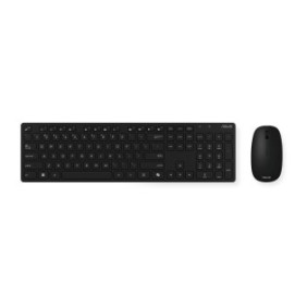 ASUS W5000, Taille réelle 100 %, Sans fil, RF sans fil, Interrupteur à clé optique, Noir, Souris incluse