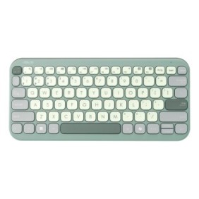 ASUS Marshmallow Keyboard KW100, 75%, Sans fil, Bluetooth, Commutateur de touche « ciseaux », QWERTZ, Vert