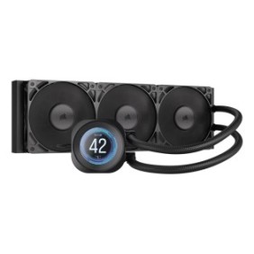 Corsair Nautilus 360 RS, Refroidisseur de liquide tout-en-un, 12 cm, 420 trmin, 2100 trmin, Noir