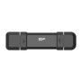 Silicon Power DS72, 250 Go, USB Type-A USB Type-C, 3.2 Gen 2 3.1 Gen 2, 1050 Mos, Casquette, Noir