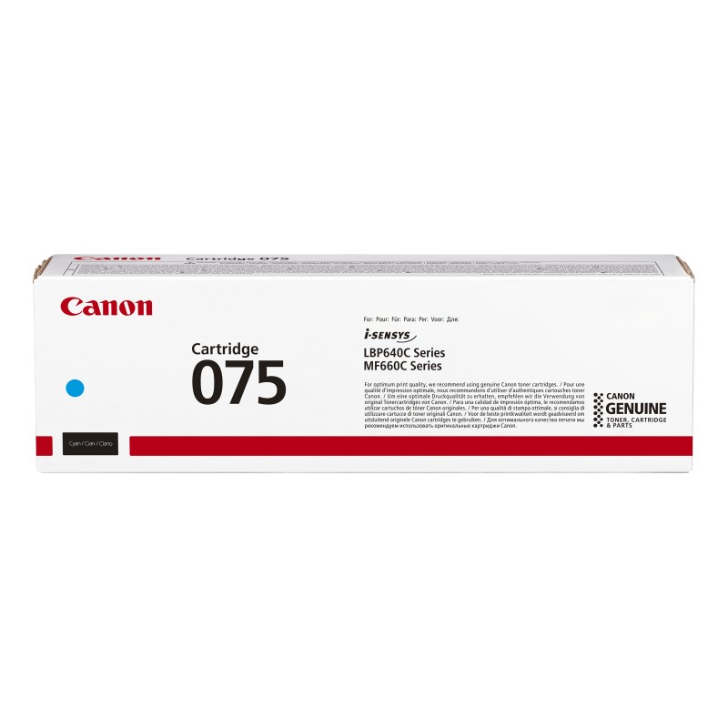 Canon 075, 1300 pages, Cyan, 1 pièce