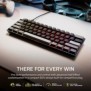 Corsair CLIPPER PRO MINI 60 Hall Effect, 60%, Avec fil, USB, Interrupteur à clé magnétique, QWERTZ, Noir