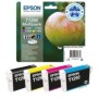 Epson Apple Encre DURABrite Ultra multipack 4 couleurs Pomme T1295, Noir, Cyan, Magenta, Jaune, 11,2 ml, 7 ml, 1 pièce, Multi pack