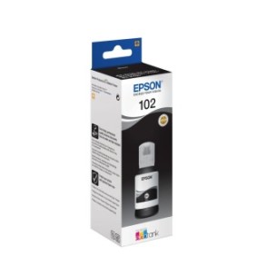 Epson 102 EcoTank Pigment Black ink bottle, Original, Noir, Epson, - EcoTank ET-4750 - EcoTank ET-3750 - EcoTank ET-3700 - EcoTank ET-2750 - EcoTank ET-2700, 127 ml, Impression à jet d'encre