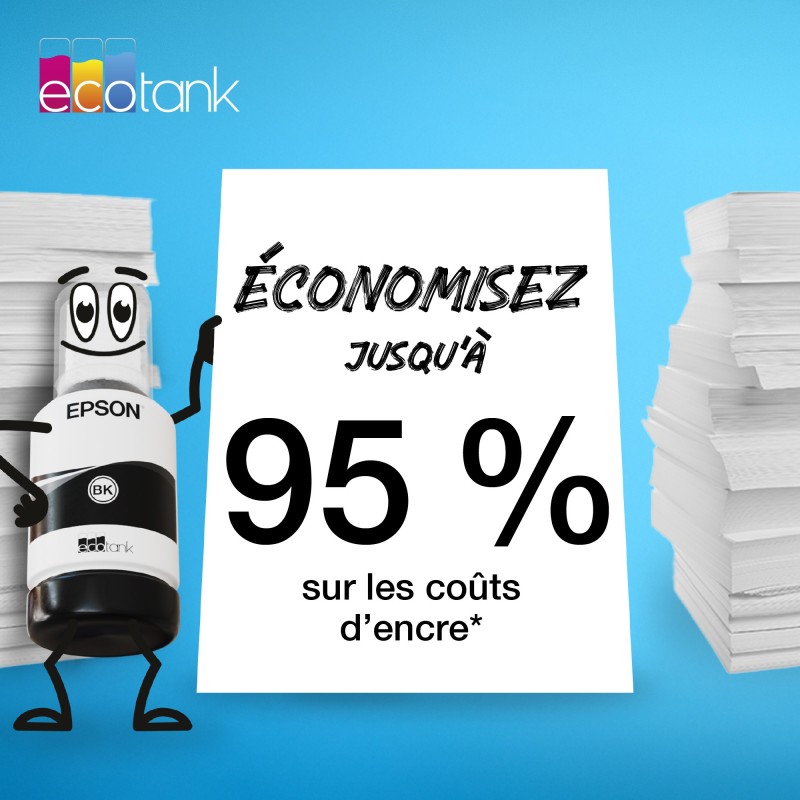 Epson 104 EcoTank 4-colour Multipack, Original, Noir, Cyan, Magenta, Jaune, Epson, EcoTank ET-2715 EcoTank ET-2714 EcoTank ET-2712 EcoTank ET-2711 EcoTank ET-2710 Unlimited EcoTank..., 65 ml, 65 ml