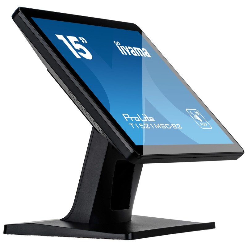 Iiyama ProLite T1521MSC-B2, 38,1 cm 15", 1024 x 768 pixels, XGA, LED, 8 ms, Noir