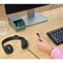 Trust HS-201, Avec fil, BureauCentre d'appels, 147 g, Casque, Noir