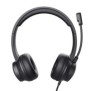Trust HS-201, Avec fil, BureauCentre d'appels, 147 g, Casque, Noir