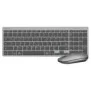 LogiLink ID0215, Sans fil, Bluetooth, QWERTZ, Anthracite, Gris, Souris incluse