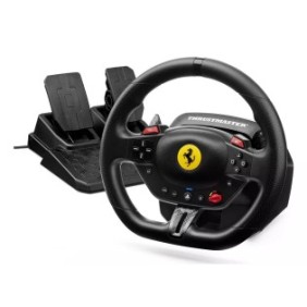 ThrustMaster T98-P Ferrari 296 GTB, Volant + pédales, PC, PlayStation 4, PlayStation 5, Croix directionnelle, Touche mode, Touche Menu, AnalogiqueNumérique, 240, Avec fil