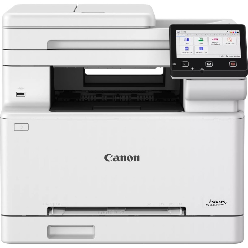 Canon i-SENSYS MF664Cdw, Laser, Impression couleur, 1200 x 1200 DPI, A4, Impression directe, Noir, Blanc