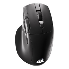 Corsair NIGHTSWORD v2, Droitier, Optique, RF Wireless + Bluetooth + USB Type-C, 33000 DPI, Noir