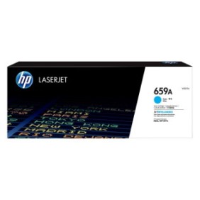 HP LaserJet Toner cyan 659A authentique, 13000 pages, Cyan, 1 pièce