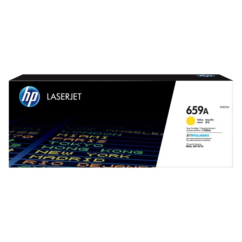 HP LaserJet Toner jaune 659A authentique, 13000 pages, Jaune, 1 pièce