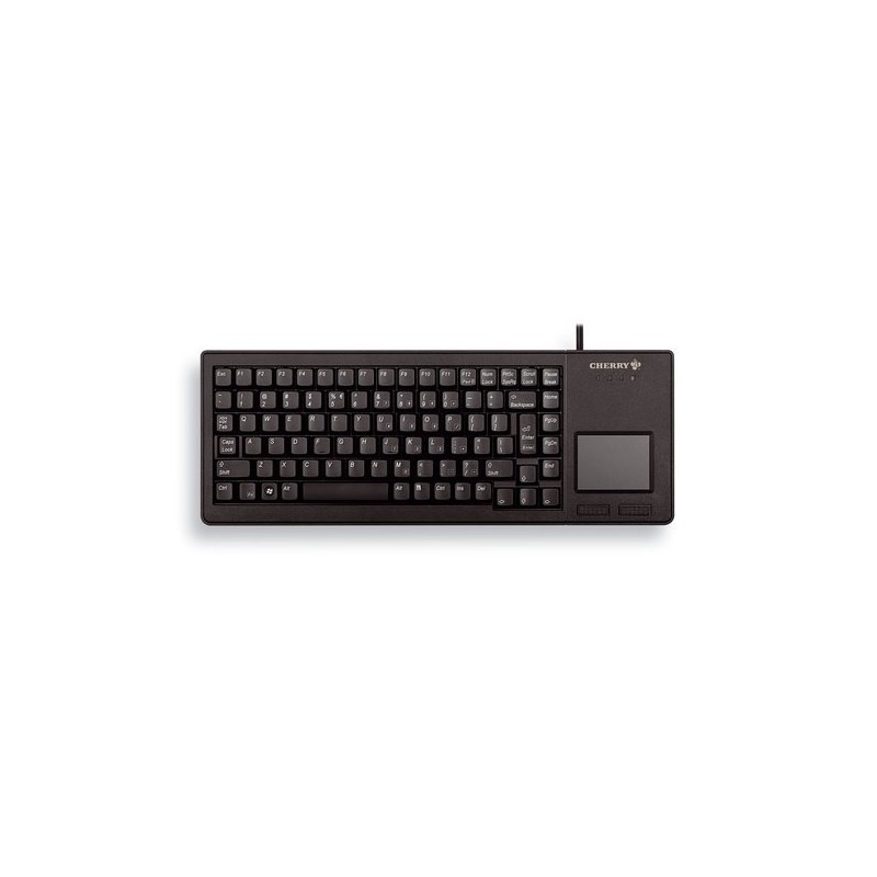 Cherry XS Touchpad, Taille réelle 100 %, Avec fil, USB, QWERTY, Noir