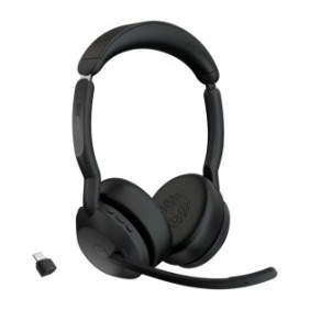Jabra Evolve2 55, Sans fil, BureauCentre d'appels, 20 - 20000 Hz, 130 g, Casque