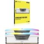 Corsair Vengeance RGB CMH64GX5M2B6000C30W, 64 Go, 2 x 32 Go, DDR5, 6000 MHz, 288-pin DIMM