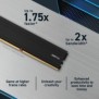 Crucial Pro CP2K24G56C46U5, 48 Go, 2 x 24 Go, DDR5, 5600 MHz, 288-pin DIMM