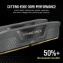 Corsair Vengeance CMK16GX5M2B5200Z40, 16 Go, 2 x 8 Go, DDR5, 5200 MHz, 288-pin DIMM
