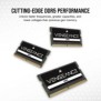 Corsair Vengeance CMSX24GX5M1A5200C44, 24 Go, 1 x 24 Go, DDR5, 5200 MHz, 262-pin SO-DIMM