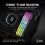 Corsair Vengeance RGB CMH32GX5M2B6400Z32, 32 Go, 2 x 16 Go, DDR5, 6400 MHz, 288-pin DIMM, Noir