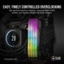 Corsair Vengeance RGB CMH32GX5M2B6400Z32, 32 Go, 2 x 16 Go, DDR5, 6400 MHz, 288-pin DIMM, Noir