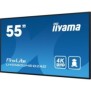 Iiyama LH5560UHS-B2AG, Carte A numérique, 138,7 cm 54.6", LED, 3840 x 2160 pixels, Wifi, 247