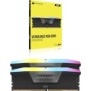 Corsair Vengeance RGB CMH64GX5M2D6000C40, 64 Go, 2 x 32 Go, DDR5, 288-pin DIMM, Noir