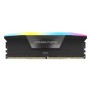 Corsair Vengeance RGB CMH64GX5M2D6000C40, 64 Go, 2 x 32 Go, DDR5, 288-pin DIMM, Noir