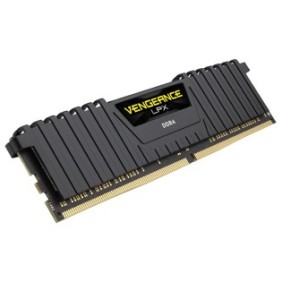 Corsair 8GB DDR4-2400, 8 Go, 1 x 8 Go, DDR4, 2400 MHz, 288-pin DIMM, Noir