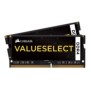 Corsair 16GB DDR4, 16 Go, 1 x 16 Go, DDR4, 2133 MHz, 260-pin SO-DIMM, Noir